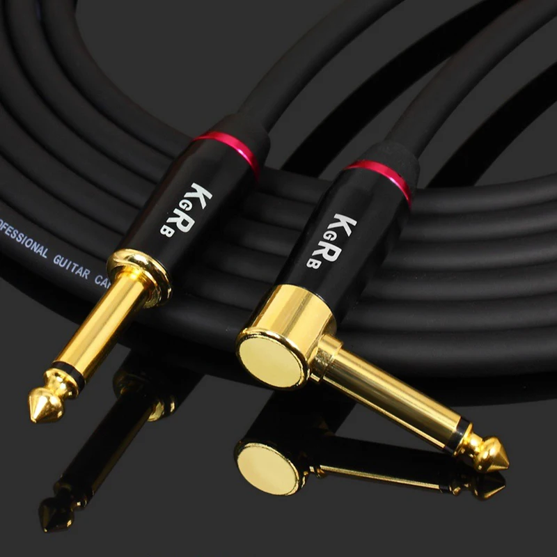 Guitar cable guitar cord electric guitar electric box drums musical instruments black fever fidelity noise reduction Audio cable