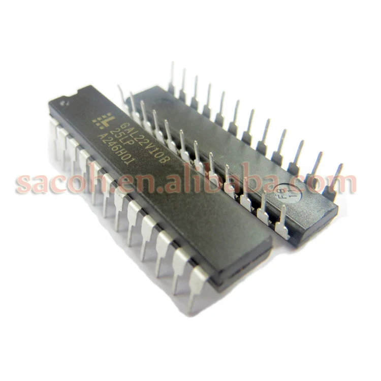 

5PCS/lot New OriginaI GAL22V10B-25LP GAL22V10B-25LPI or GAL22V10B-25QP GAL22V10B DIP-24 PLD Generic Array Logic