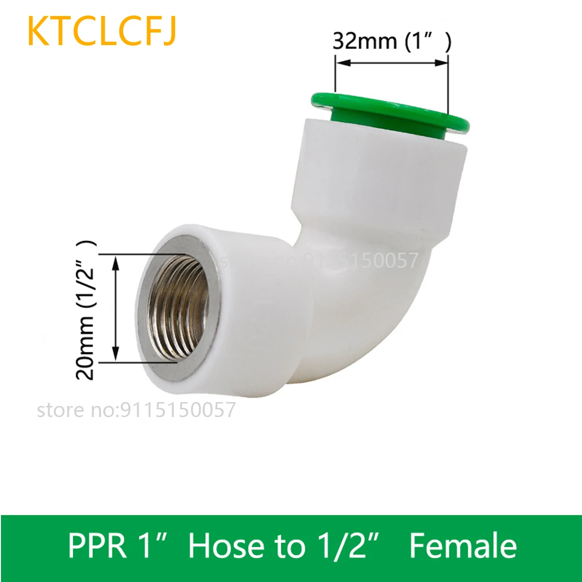 

20/25/32mm elbow quick coupling PP aluminum plastic PPR water pipe garden irrigation connector elbow joint