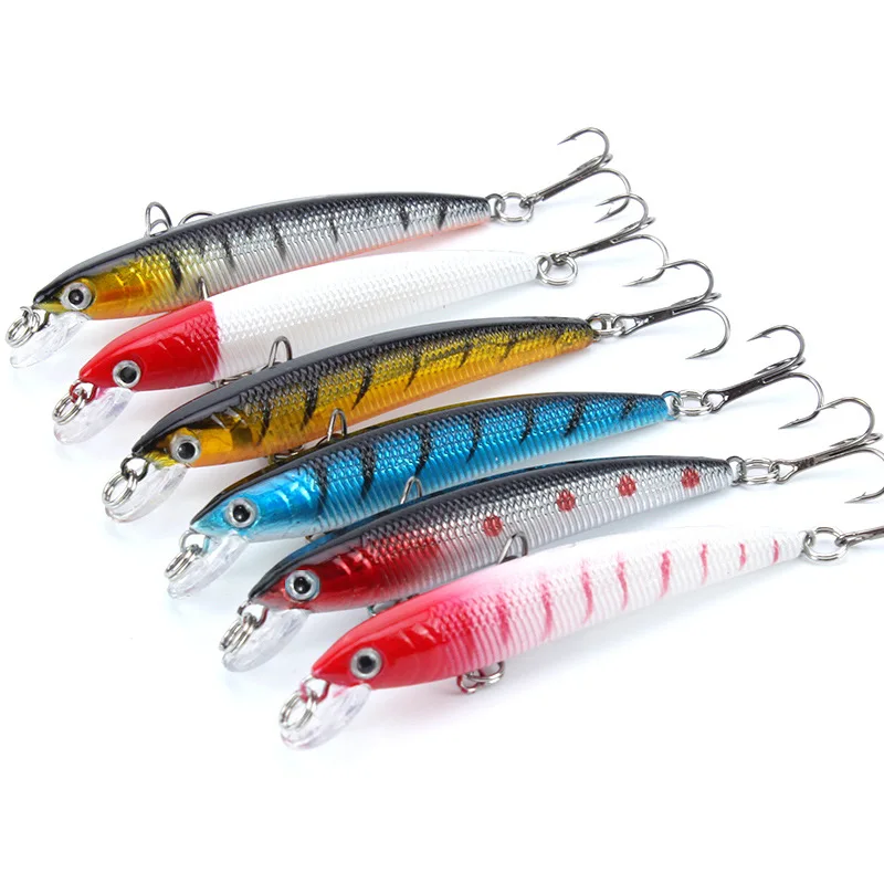 1PC Minnow Fishing Lure 8CM 5.6g Float Fish Wobbler Crankbait Artificial Hard Bait For Saltwater Freshwater Fishing Tackle