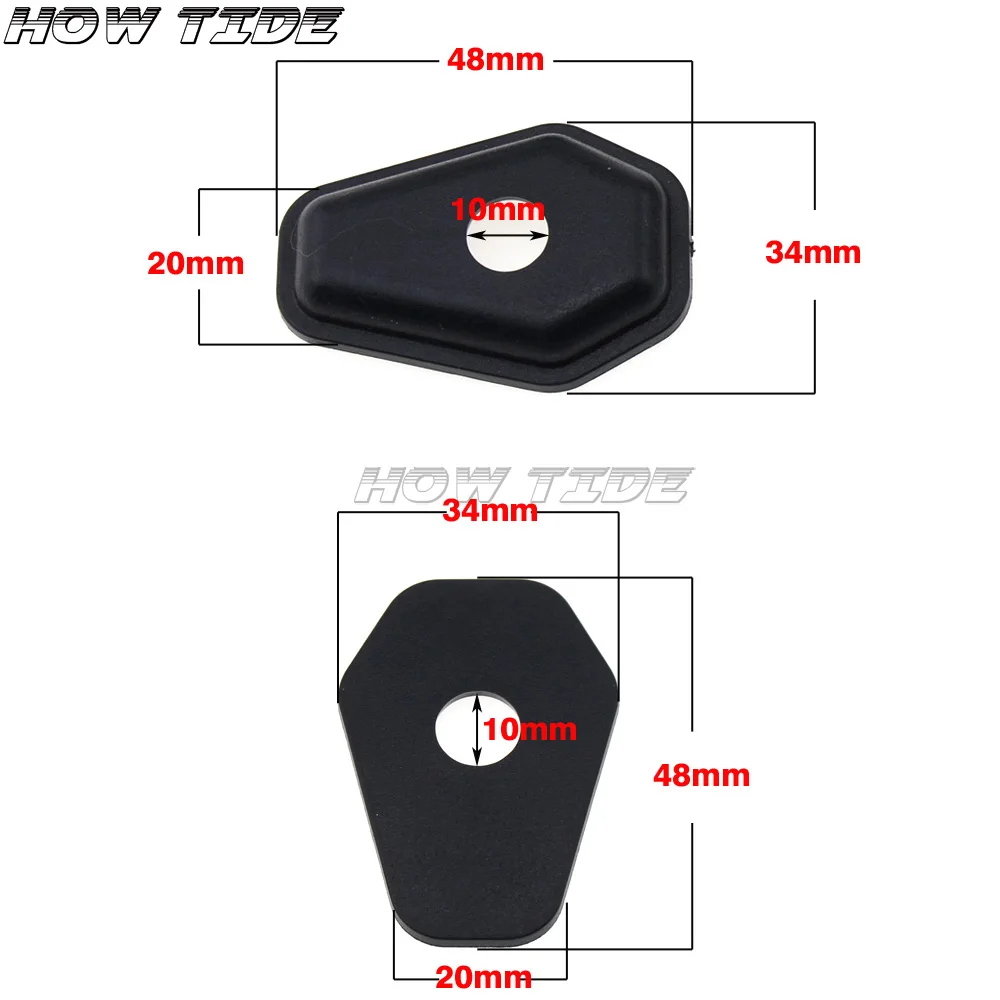 For GSX-R 600 GSXR 750 GSX-R 1000 GSX650F GSX1250FA SFV 650 Gladius DR-Z 400S Turn Signals Indicator Adapter Spacers