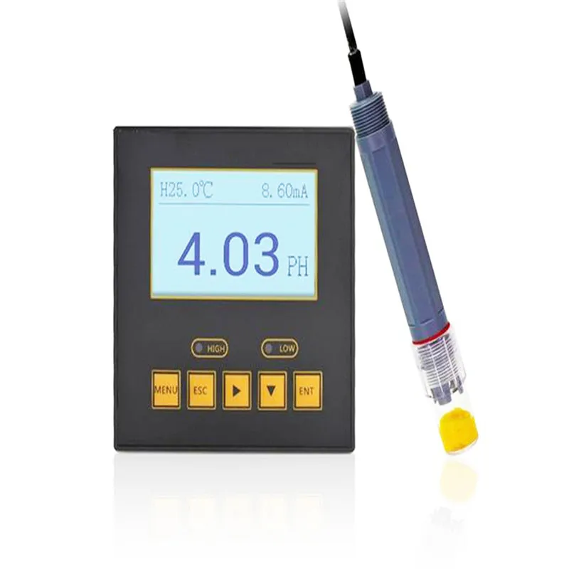 High quality cheap ph and orp transmitter chlorine tester on line meter