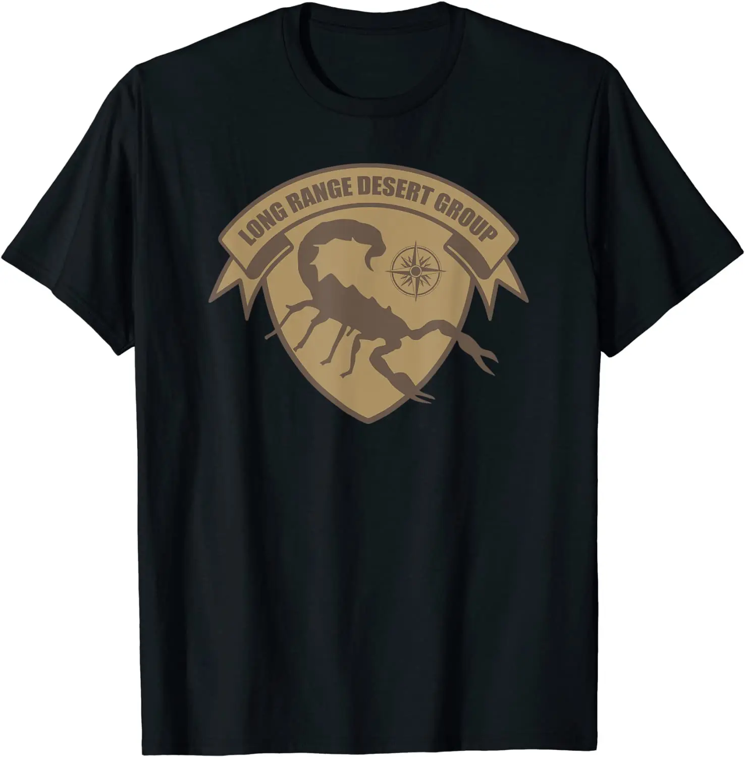 British Special Forces Men T-shirt: Long Range Desert Group Short  Casual  harajuku shirt