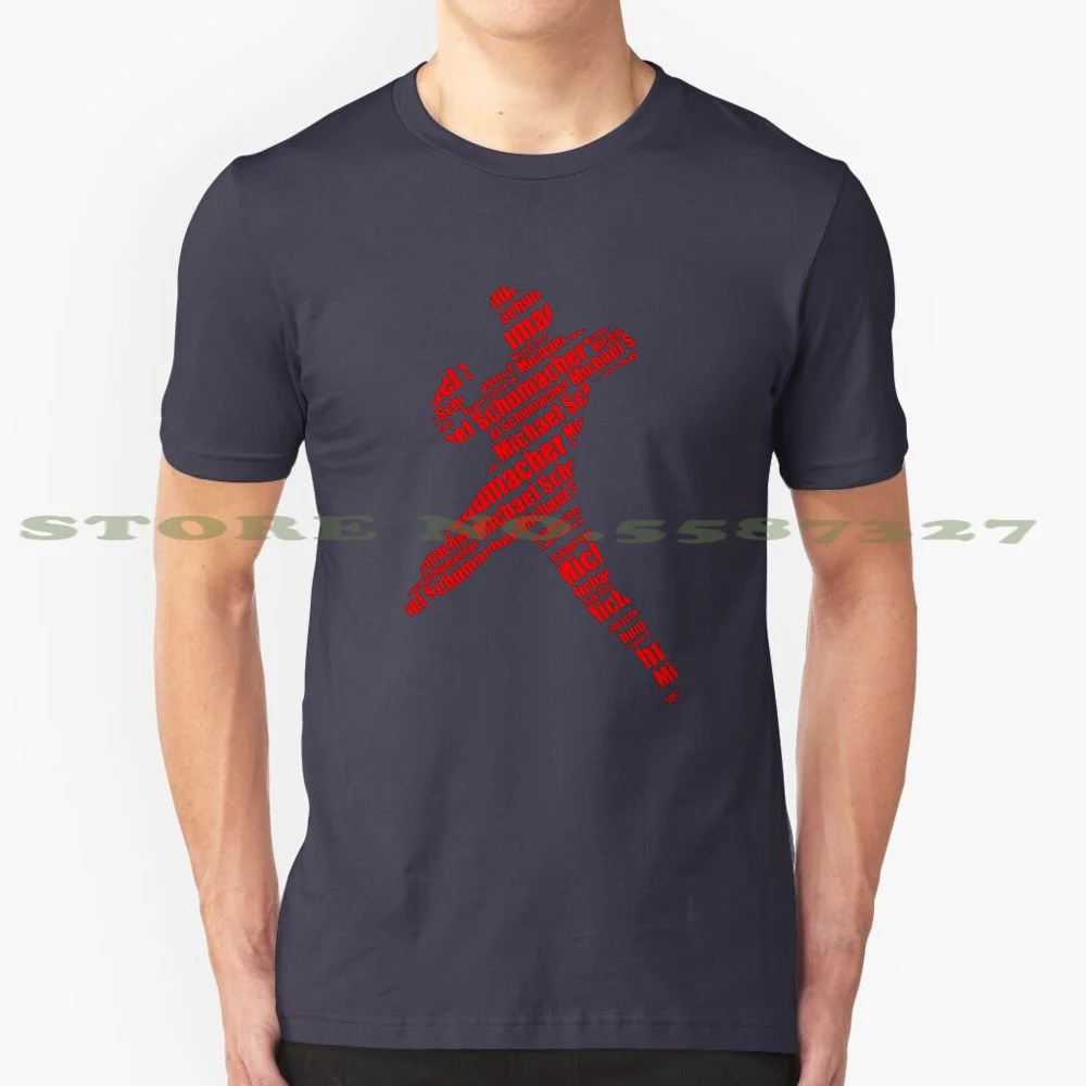 Camiseta de algodón 100% puro de Michael Schumacher, prenda de vestir, deportiva, Testarosa, F50, F40, italiana, Speed, California, Horsepower, Petrolhead
