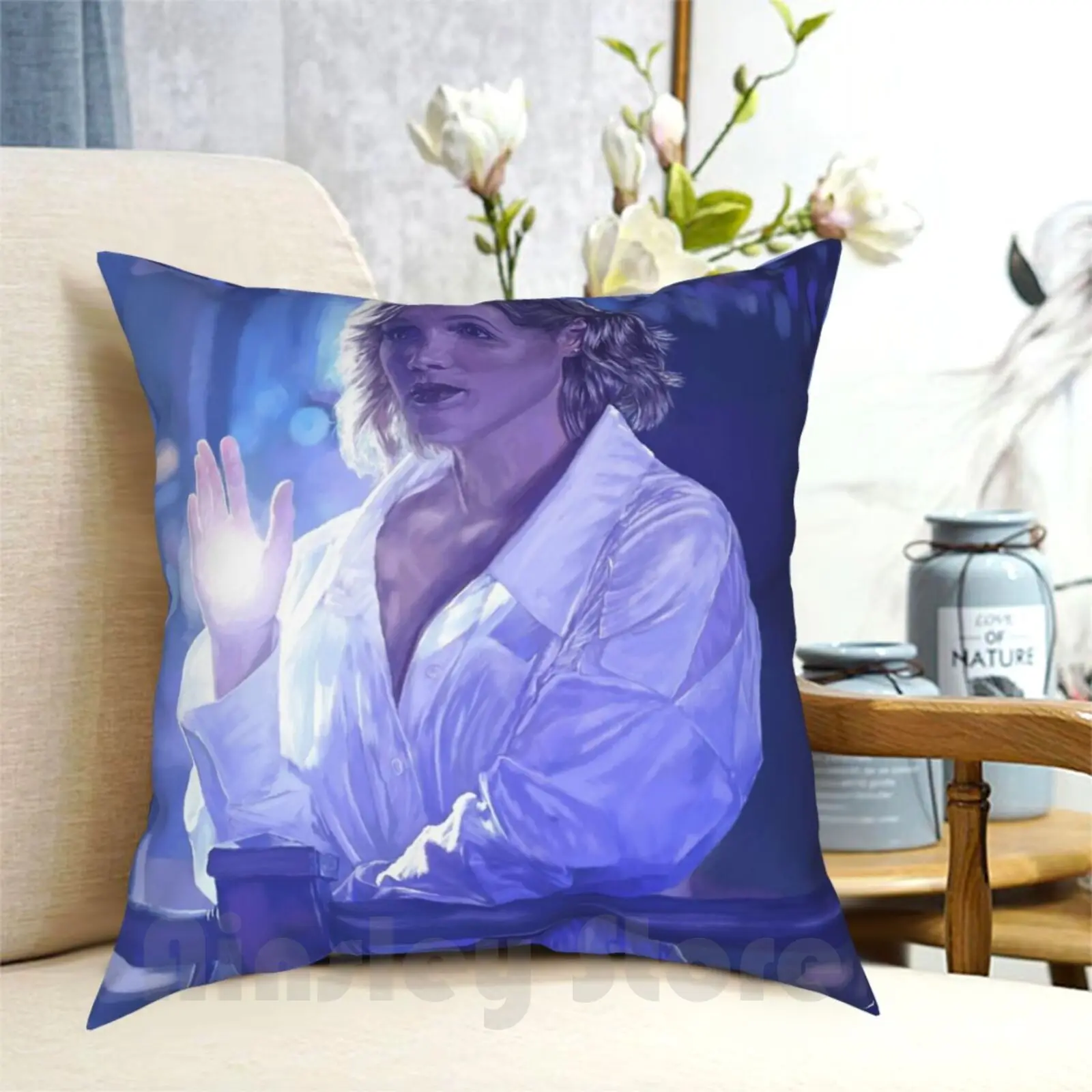 Tandy Pillow Case Printed Home Soft Throw Pillow Dagger Comic Comics Superhero Superheroes Portrait Portraits Face