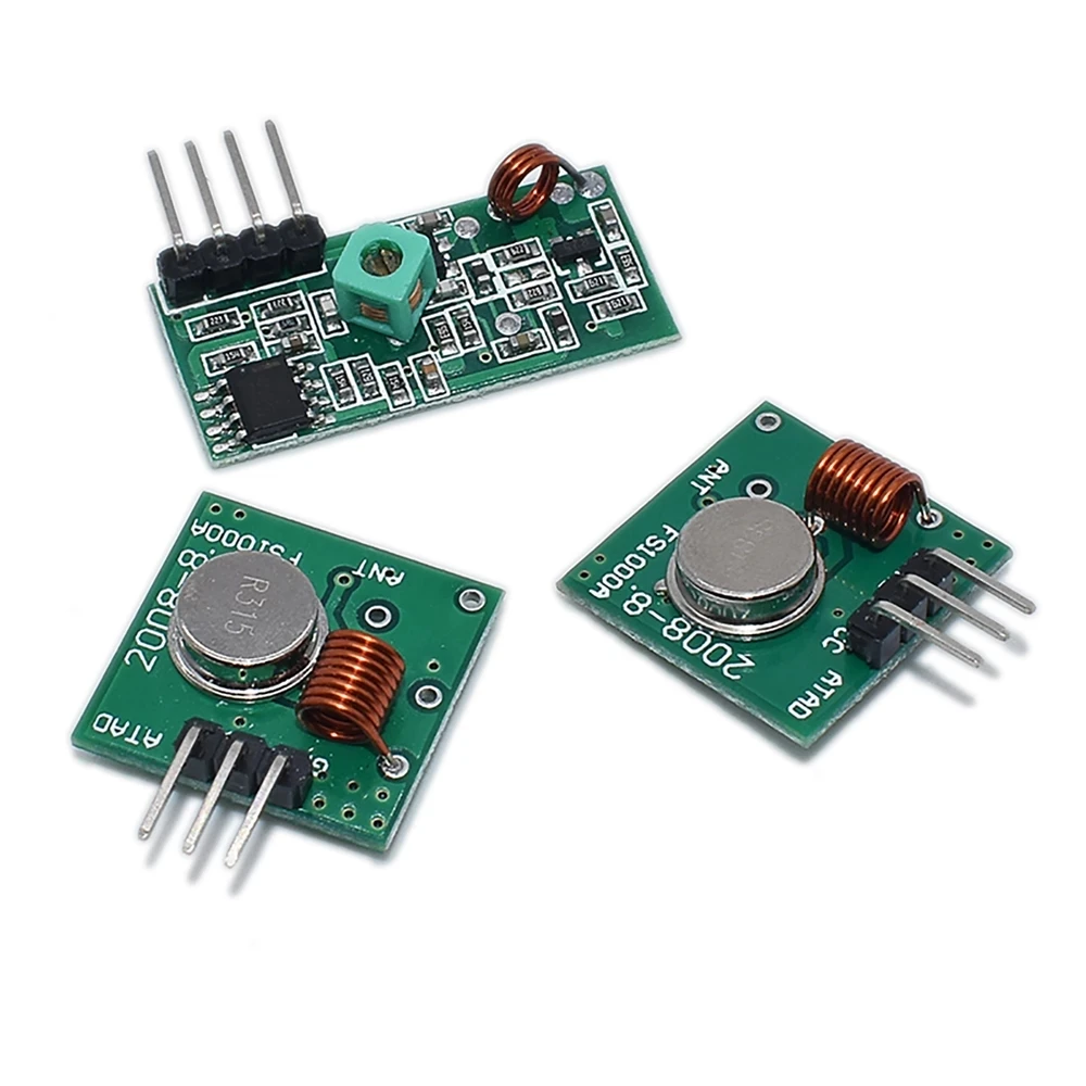 315Mhz / 433Mhz RF Wireless Transmitter Module and Receiver Kit 5V DC Wireless For Arduino Raspberry Pi /ARM/MCU WL Diy Kit