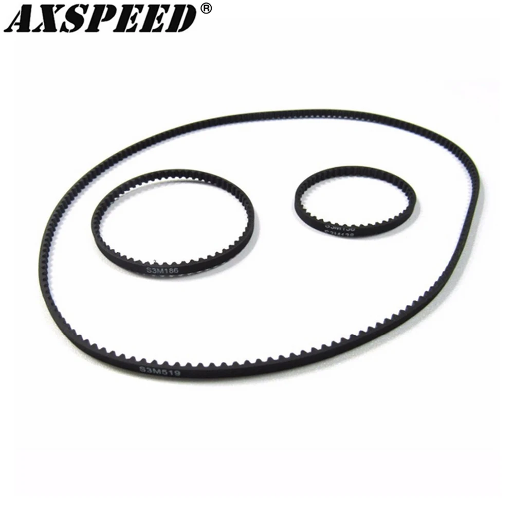 AXSPEED Motor Belt 138T 186T 519T for SAKURA D3 1/10 RC Drift Racing Car Motor Belt Pack Upgrade Parts