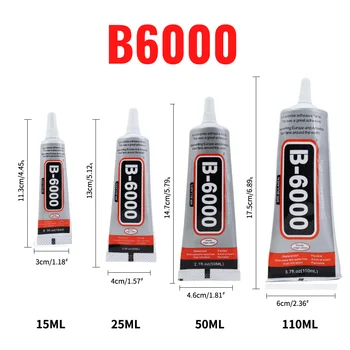 15Ml 25Ml 50Ml 110Ml Bulaien B6000 Clear Contact Telefoon Reparatie Lijm Multipurpose Diy Lijm Met Precisie applicator Tip