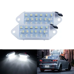 2x No Error LED License Number Plate Light For Mitsubishi Lancer EVO VIII IX X 03+