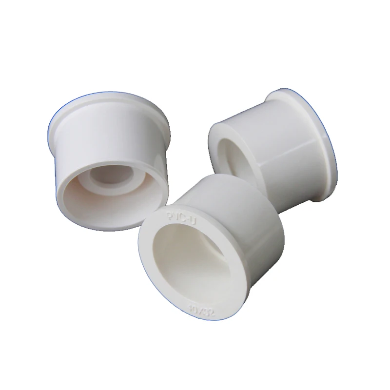 Conector de tubería de PVC de 20 ~ 90mm, adaptador de buje reductor, accesorios de fontanería para riego de jardín, 1 piezas