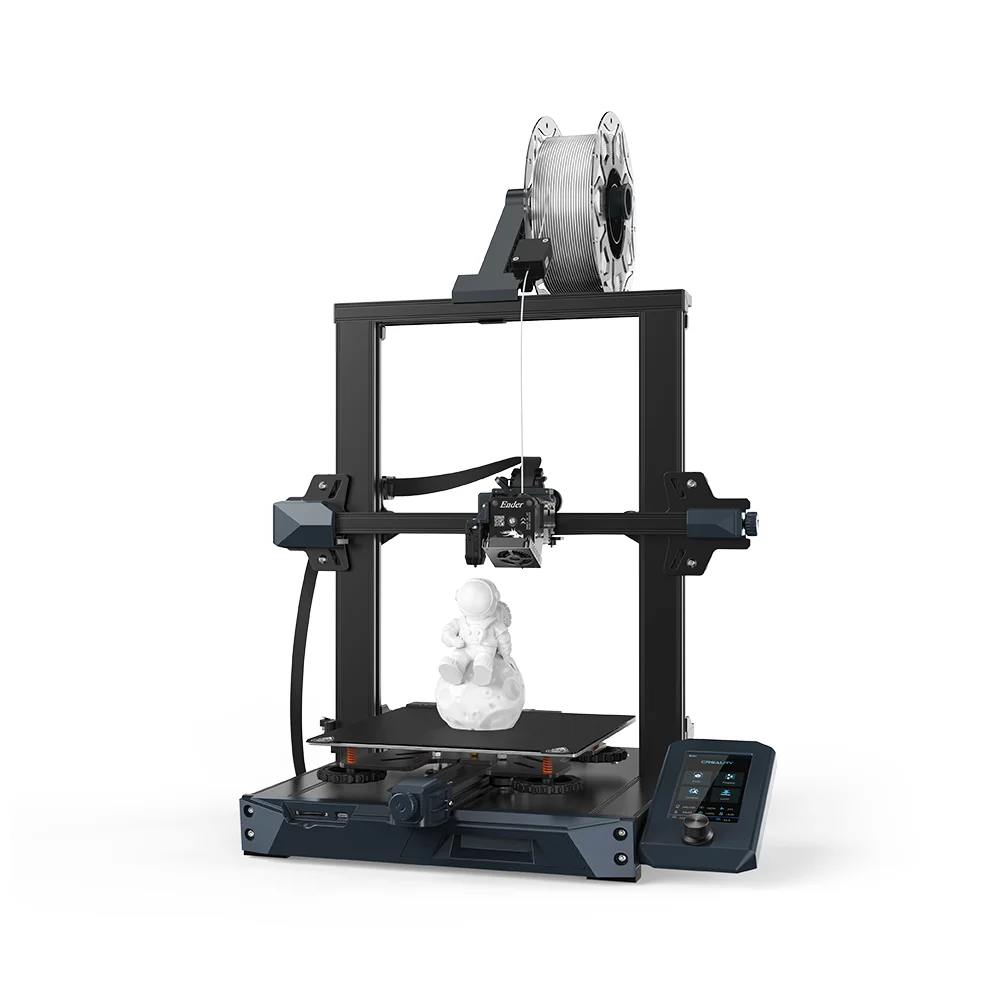 Imagem -02 - Creality Ender3 s1 Impressora 3d Dual-engrenagem Extrusora Dual Z-eixo 32bit Silencioso de Alta-precisão cr Toque Automático Fornecimento de Nivelamento de Cama