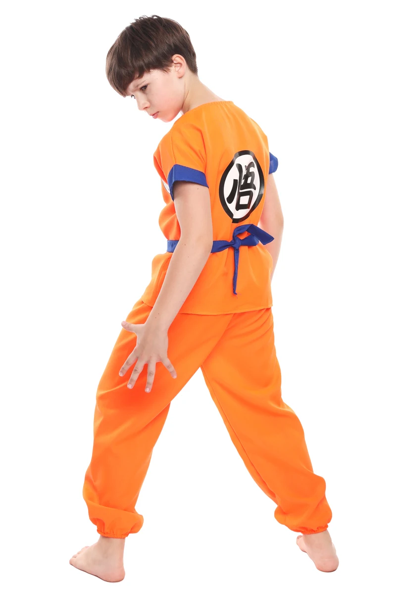 Costume de Dragon Ball pour enfants, Cosplay Go Ku Nette, Robe de Barrage, Halloween, Journée des enfants, Garçon, Fils