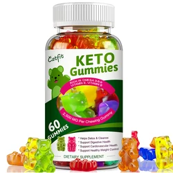 Catfit Nature Fruit flavor Malic Acid Slimesugar Gummy KETO Diet Fat Burner Healthy Slimmer Product Snacks