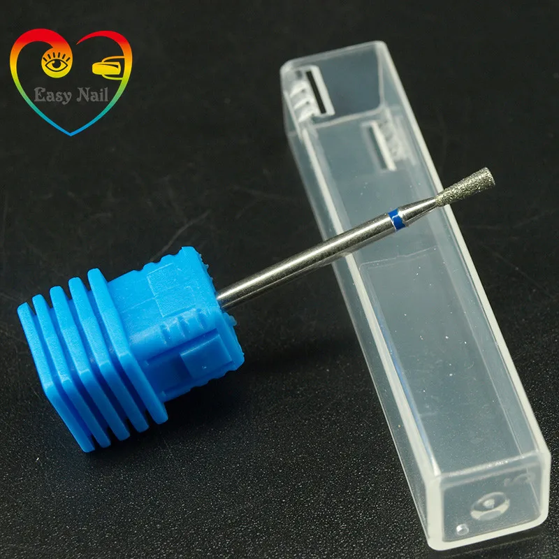 1 Pcs 3/32 "Hình Thang Kim Cương Burrs Mũi Đinh Dao Cắt Bằng Thép Không Gỉ Cho Móng Tay Chuyên Nghiệp Loại Bỏ Móng Gel Dụng Cụ