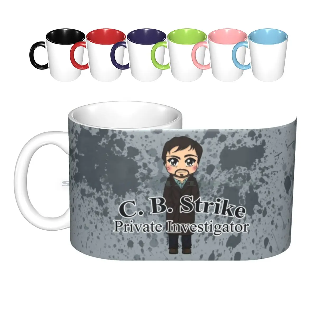 Cormoran Strike , Private Investigator Ceramic Mugs Coffee Cups Milk Tea Mug Cormoran Strike Tom Burke Strike Series Creative