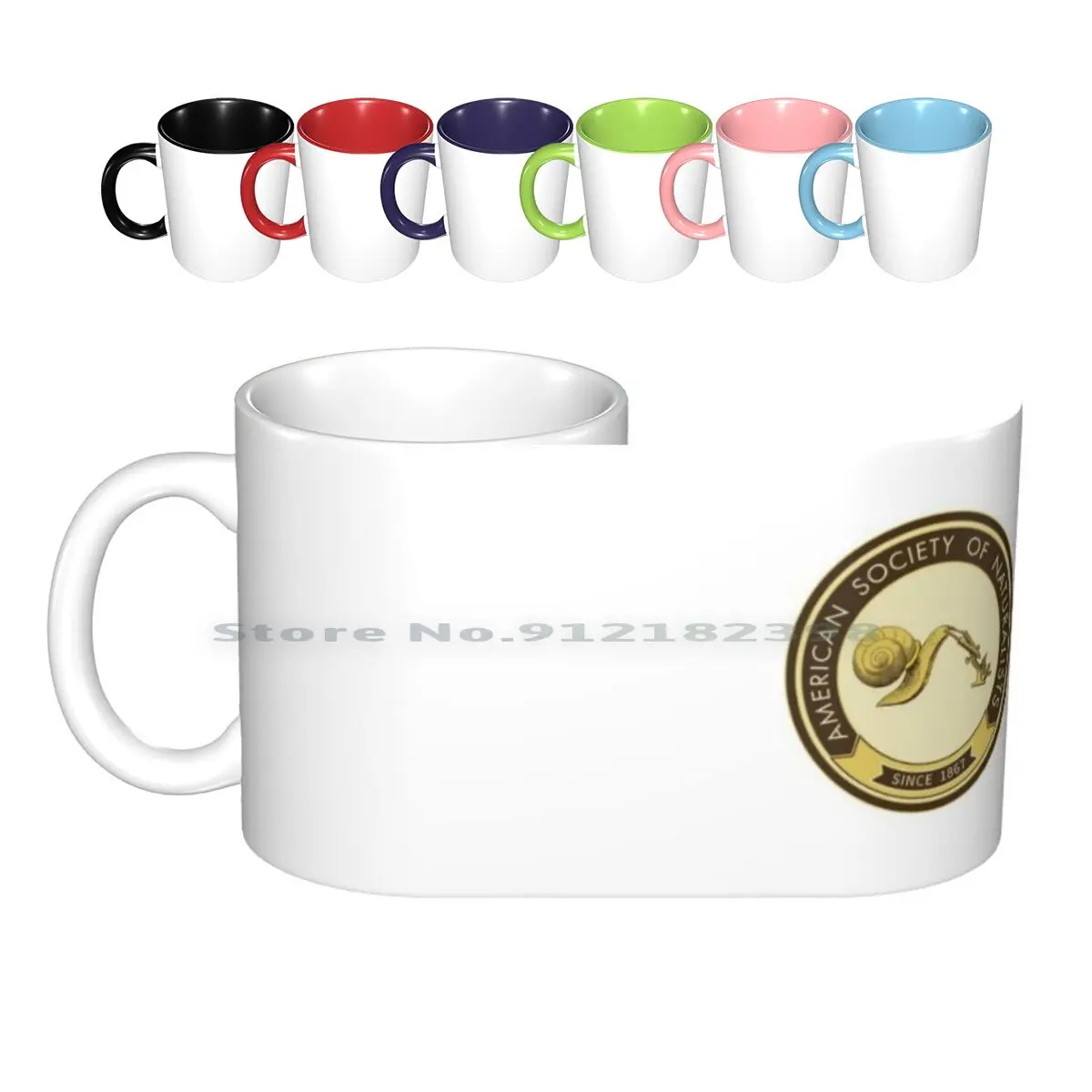 Asn : Snail ( Original ) Ceramic Mugs Coffee Cups Milk Tea Mug Biodiversity Nature Biology Science Creative Trending Vintage