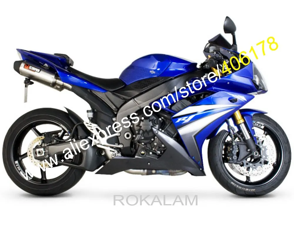 

YZF R1 2007 2008 Blue Body Kit For Yamaha YZF 1000 08 07 YZF R1 YZF-R1 YZFR1 Fairing (Injection Molding)