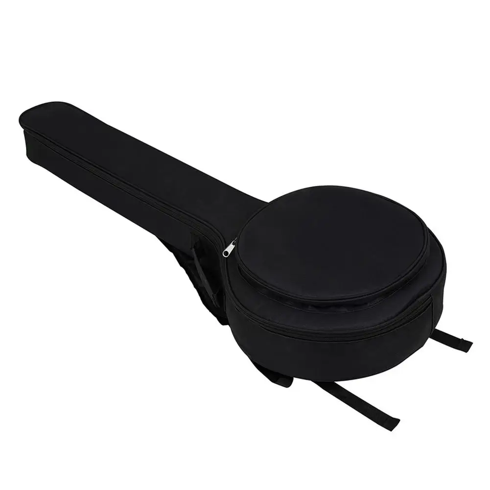 

5-String Banjo Storage Bag Protective Banjo Case With Adjustable Strap For Easy Carrying Cotton-Padded Banjo Case Musial Instr
