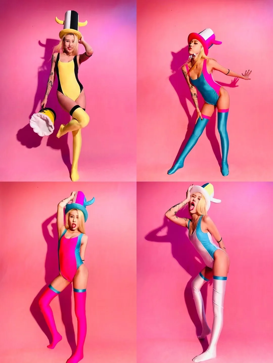 

High-End Festival Clothing For Women Adult Nightclub Female Singer Jumpsuit Suit Cheerleader Stage Performance Costumes DWY5873