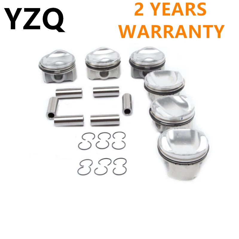 06E107065DM 077198151K Engine Piston Kit For Audi A4 S4 A5 S5 A6 S6 A7 A8 S8 Quattro Q5 Q7 For VW Touareg 3.0TSI V6 06E107066CA