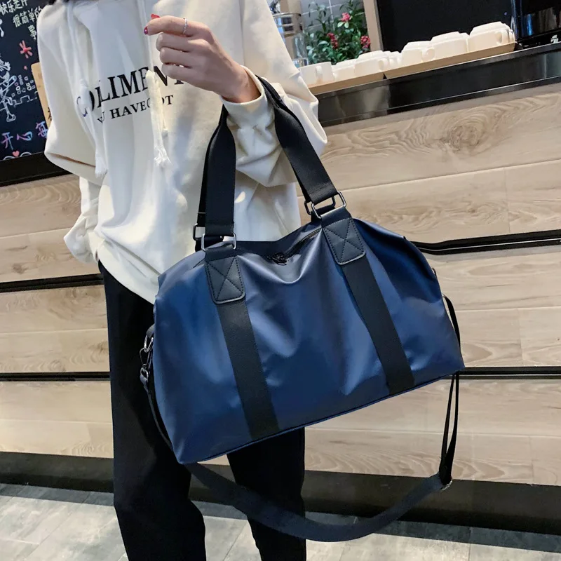 Bolsa De gimnasio para mujer, bolso De entrenamiento deportivo para viaje, esterilla De Yoga seca y húmeda, X51B