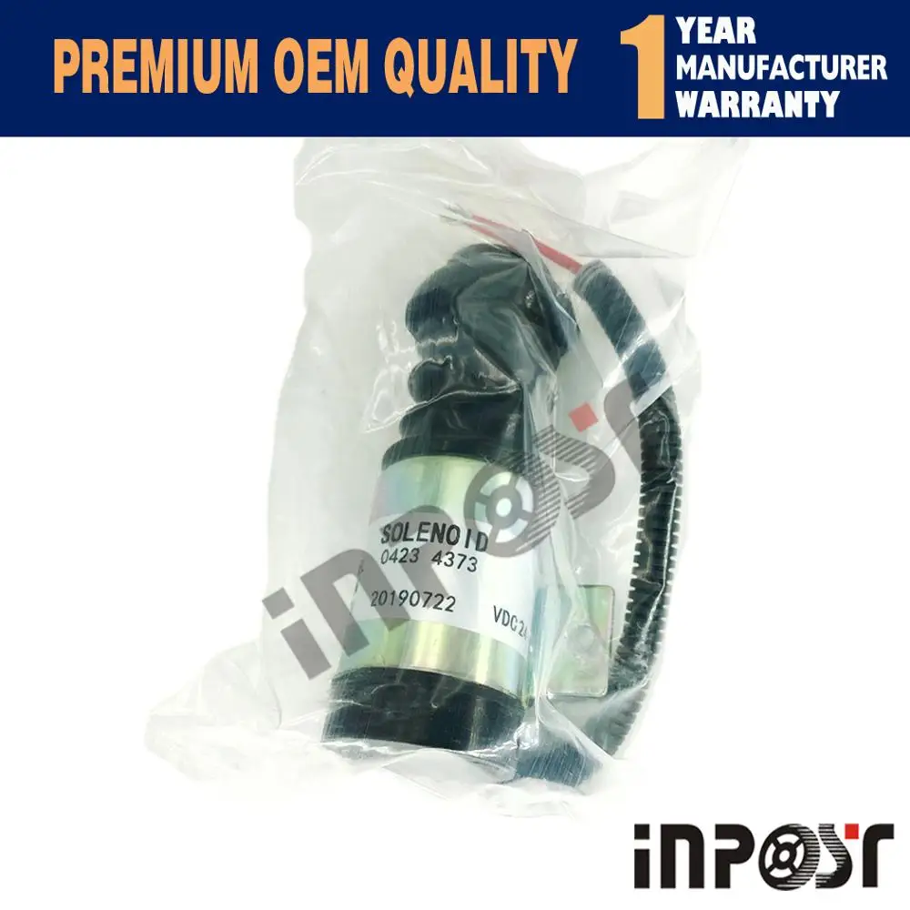 New Diesel Shut Off Solenoid Valve 04234373 0423 4373 24V for Deutz Engine