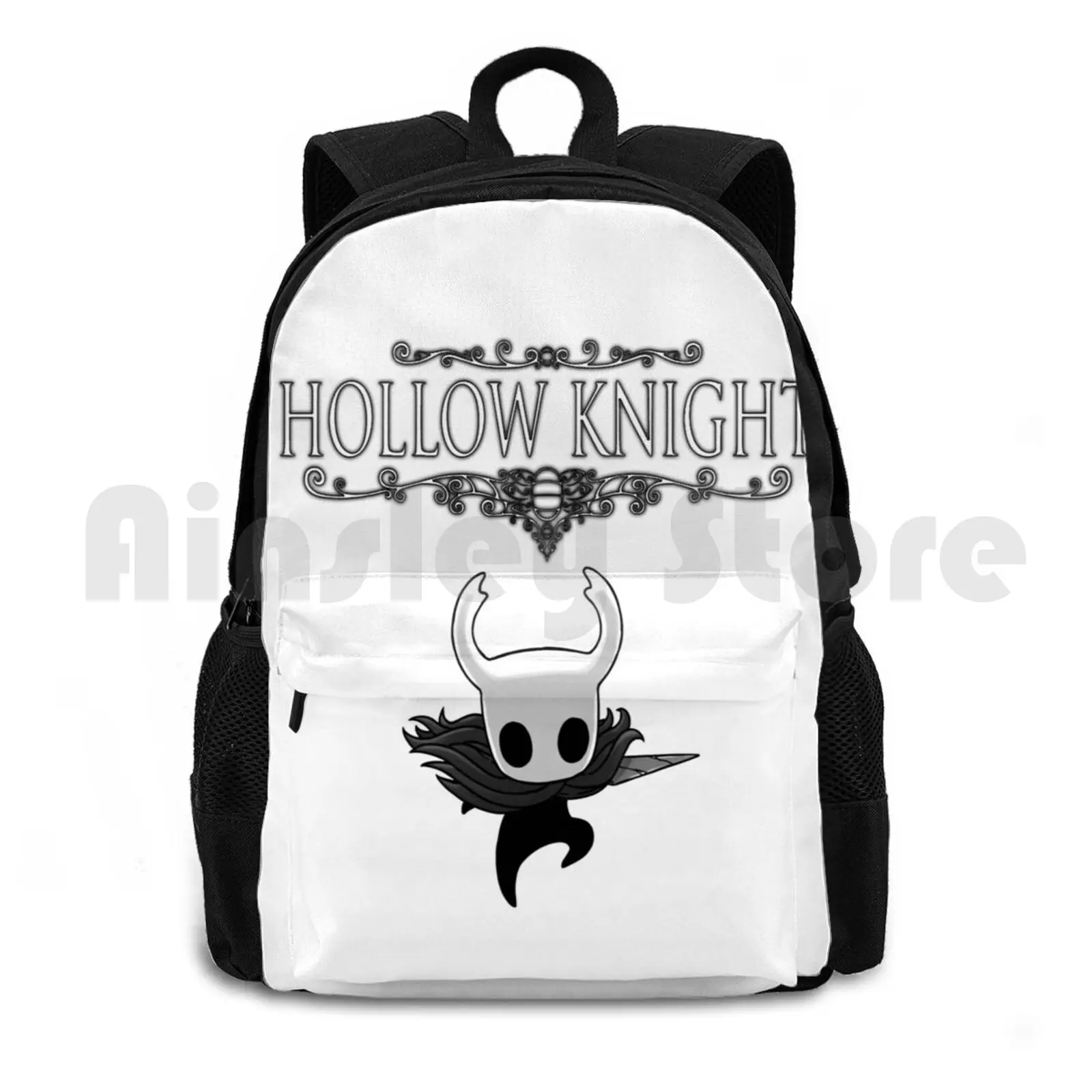 Hollow Knight Outdoor Hiking Backpack Waterproof Camping Travel Hollow Knight Hollow Knight Hornet White King Hallownest