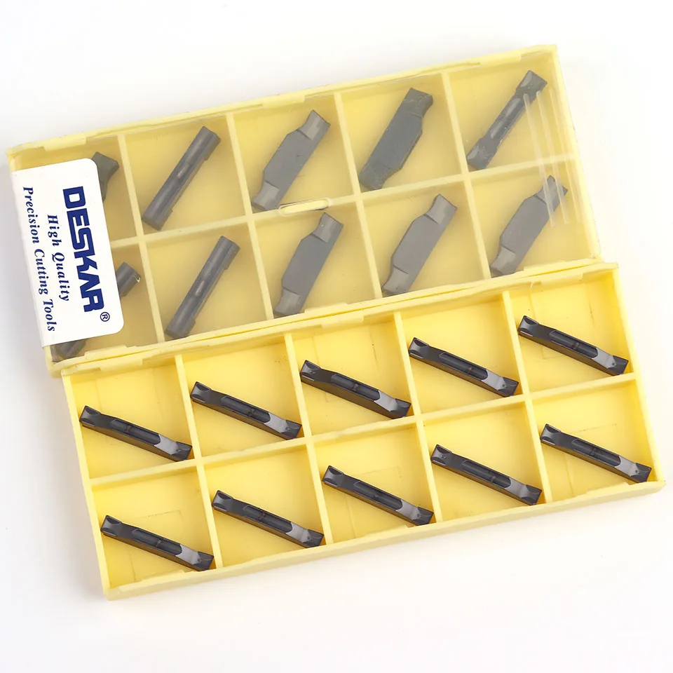 Imagem -06 - Deskar Inserção de Carboneto 100 Tdc200 Tdc300 Tdc400 Lf6018 2.0 mm 3.0 mm 4.0 mm Inserção Entalhe para Torno de Metal Cnc Cortador