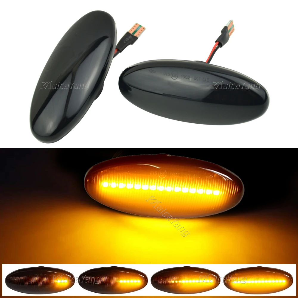 LED ديناميكية الحاجز الجانب ماركر بدوره مصباح إشارة لنيسان NV200 NV400 NP300 ورقة ميكرا مكعب ملاحظة Dualis مارس تيدا X-T #6