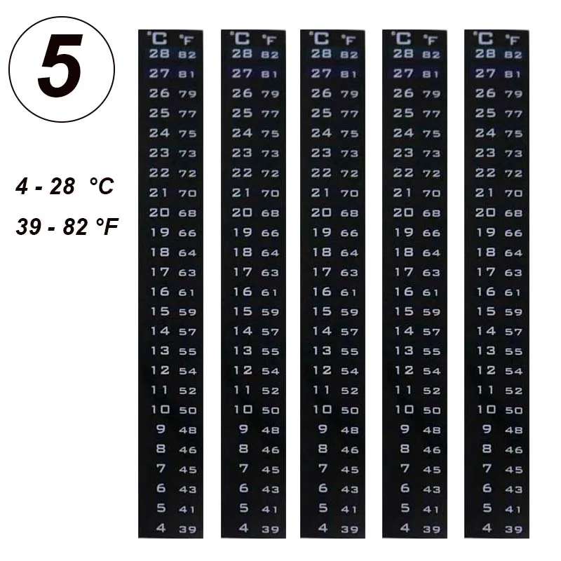 Stick On Brewing Thermometer Strip  Adhesive Temperature Display Sticker For Carboys Buckets Fermentors Homebrew Fermenting