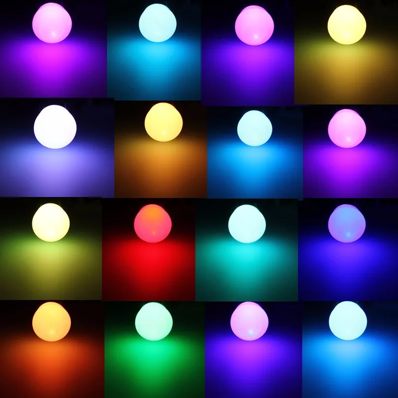 1 Set E27 3W Dimmable RGB LED Light Color Changing Lamp Bulb 24 key IR Remote Controller 85-265V For Home Use