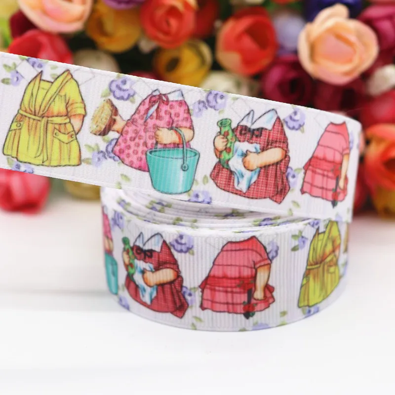 10 Yards 1'' 25MM Ripsband mit Frucht-/Kuchenmuster für Haarschleifen, DIY-Handarbeitsmaterial Y19121001 – Detail 9