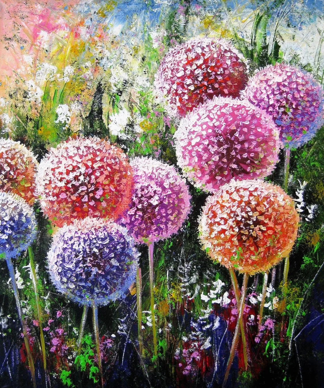 JMINE Div 5D красочный Одуванчик полностью Алмазная краска наборы для вышивки крестиком искусство Высокое качество растение 3D краска бриллиантами