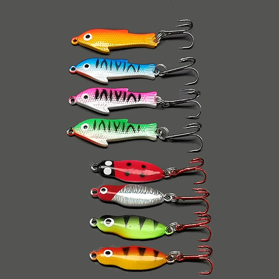 36PC Hard/Spinner/Artificial Bait Kit Winter/Ice Fishing Lure/Hook/Tackle/Balancer Wobbler For Pike Walleye Perch Leurre For Jig