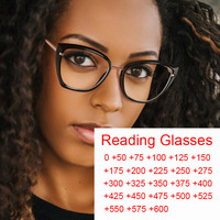 Prescription Reading Glasses Blue Filter Presbyopia Protective Eyeglasses Fashion Women's Optical Glasses Frame Oculos TR90