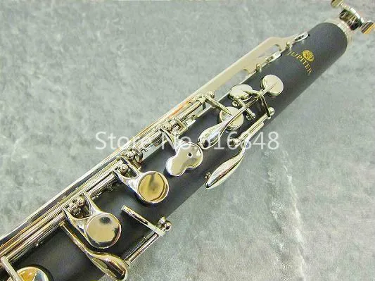 New JUPITER JBC1000N Silver Plated Keys Bass Clarinet Bb Tune Clarinet High Quality Bakelite Instrument With Case Free Shipping