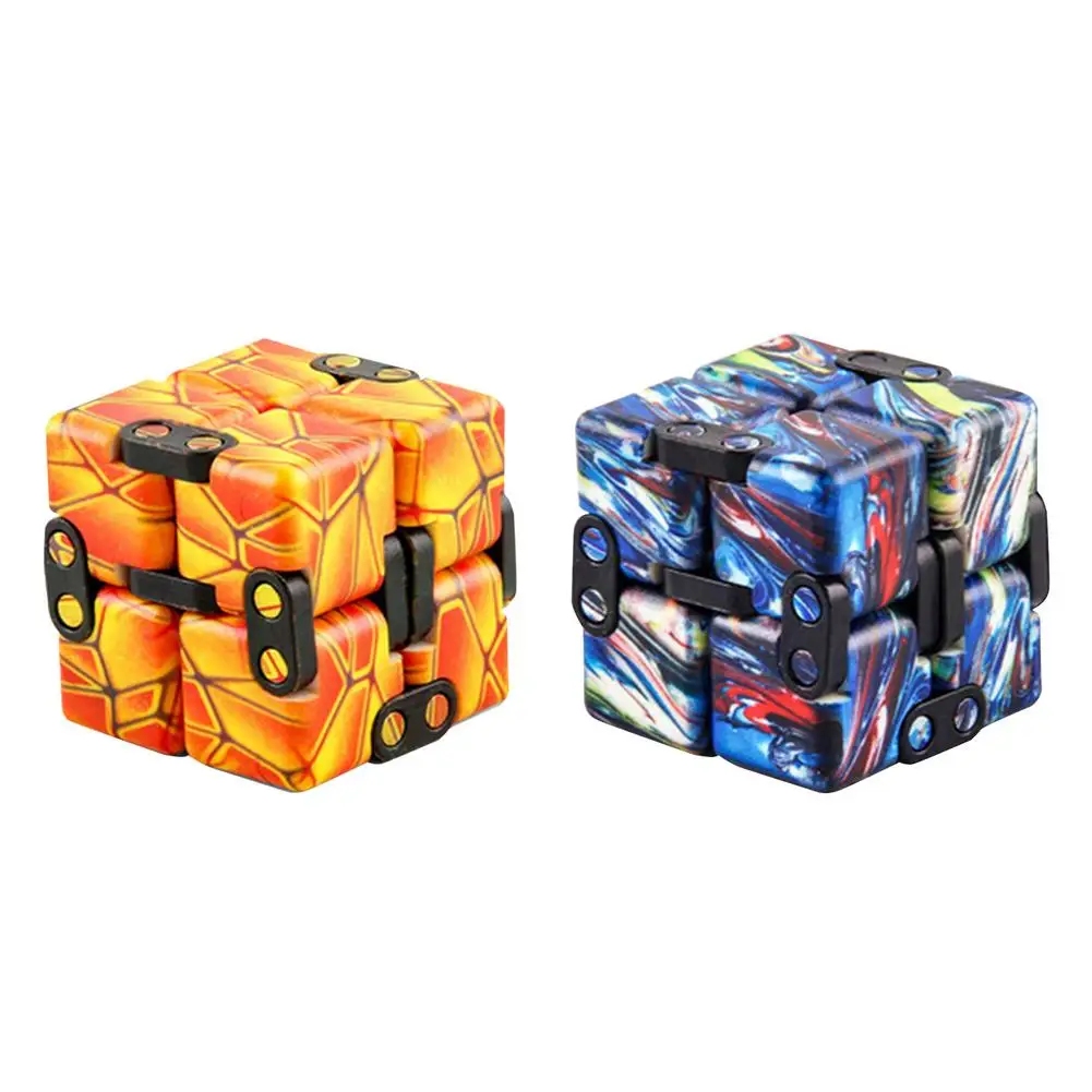 Creative Infinite Cube Anti-stress Fidget Toys Infinity Cube Magic Cube Office Flip Cubic Puzzle Stop Stress Reliever Autism Toy