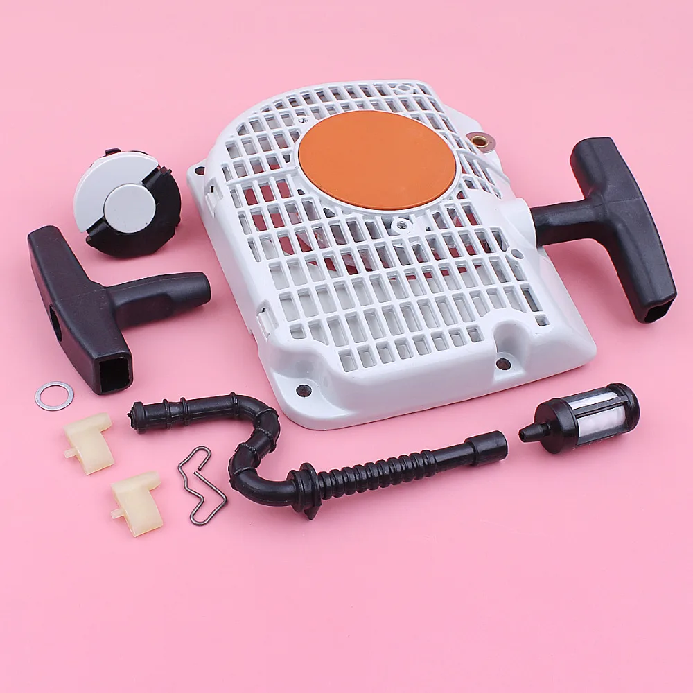Adefol Rewind Rewind Pull Starter Pawl per Stihl 034 036 MS340 MS360 Kit tappo linea filtro carburante motosega ricambio