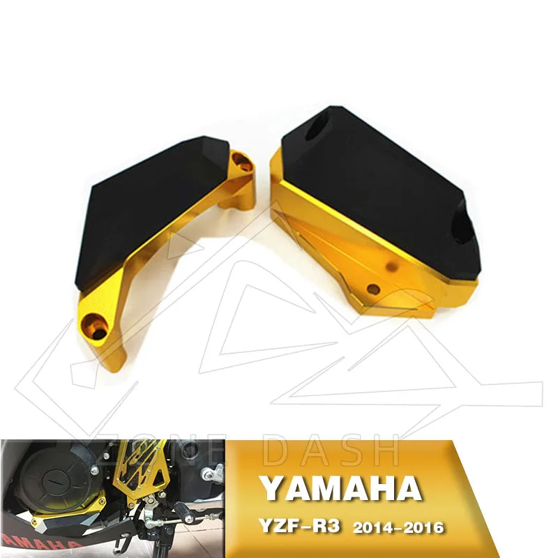 Motorcycle Frame Sliders Falling Crash Pad Protector Crash Protector For YAMAHA YZF-R3 YZF-R25 YZF R3 R25 2013-2017 YZFR3 YZFR25