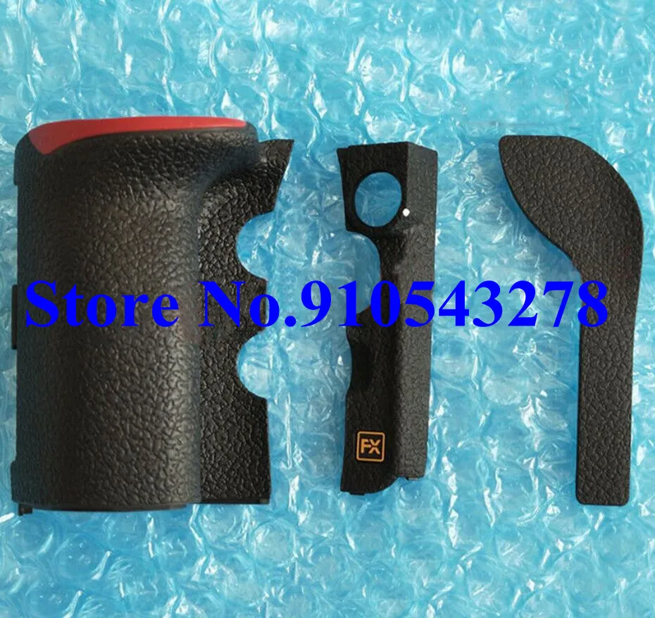 

A Set of 3PCS New Bady rubber (Grip+left side+thumb) repair parts For Nikon D850 SLR