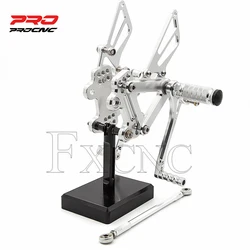 For KAWASAKI Ninja ZX6R ZX636 ZX 6R 636 1998-2002 Adjustable Aluminum Motorcycle Rearset Footrest Footpeg Rear Set Footrest