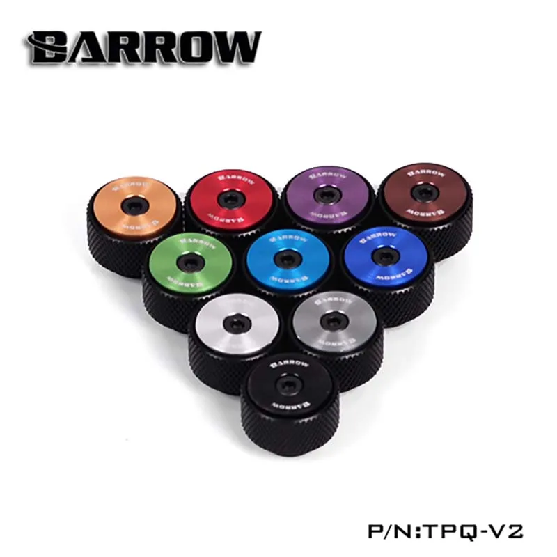 Barrow PC water cooling fittings Manual Exhaust Valve Vent Black/White/Silver Ring Fitting for computer cooling TPQ-V2