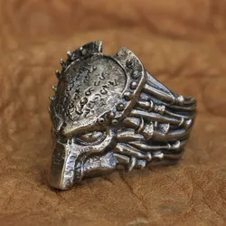 LINSION Predator Ring Cupronickel Mens Biker Rock Punk Jewelry CP208 US Size 7~15