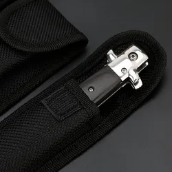 Funda para cuchillo plegable de nailon Oxford, embalaje para acampar al aire libre, senderismo, funda de nailon para cuchillos, bolsas, organizador de bolsa, 1 ud.