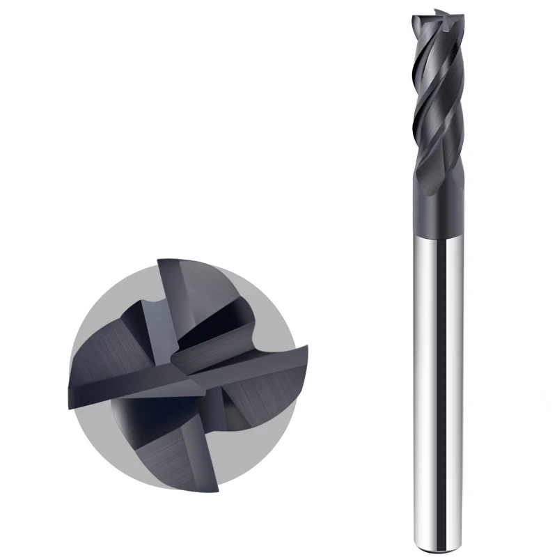 CRONAMETAL 4 flutes Carbide End Mill CNC Milling Cutter Special For stainless steel/Inconel/Nickel