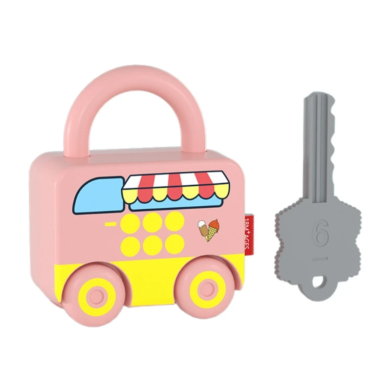 2024 New Learning Locks with Keys Montessori Improve Intelligence for Kids Boys