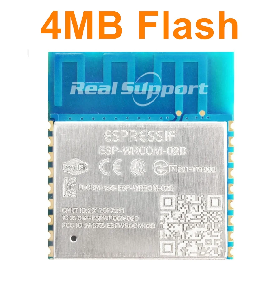 ESP-WROOM-02 ESP-WROOM-02D 4MB ESP-WROOM-02D-N2 flash memory based on ESP8266 Espressif Original FCC CE Certificated