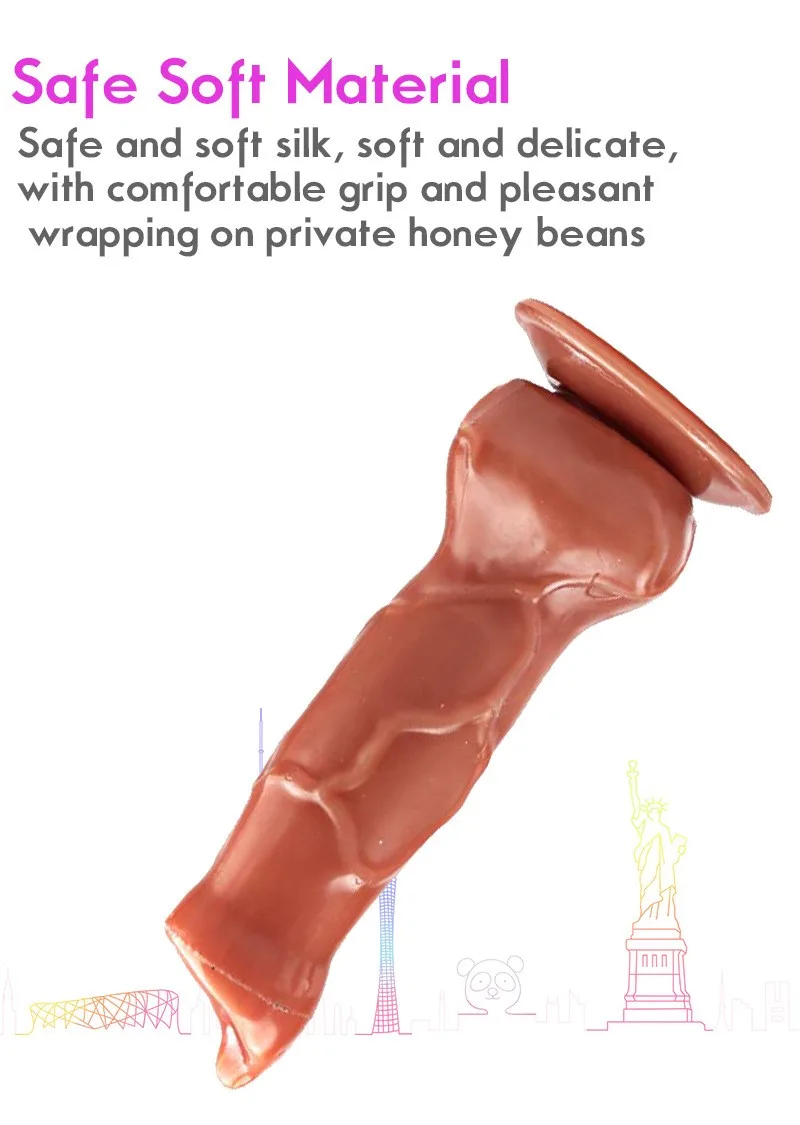 Realistic dog dildo Simulation penis animal dildo with suction cup adult toys sex toy for woman