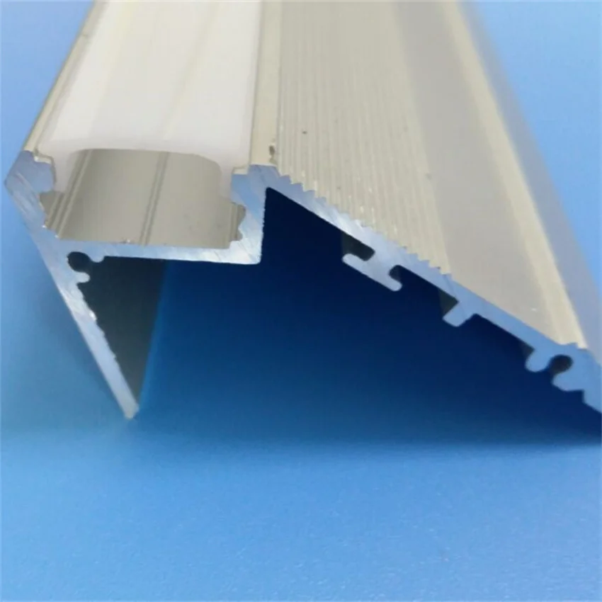 

1.5m/pcs Floor Extruded Strips Housing Extrusion Aluminium Heat sink Light Outdoor Led Profile Stair