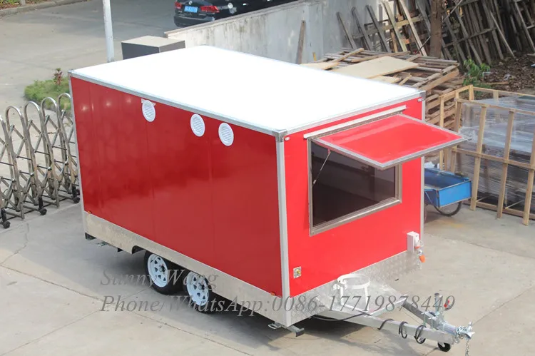 Kiosque de boissons certifié, remorque de vente de nourriture, chariot de restauration rapide Mobile avec vente en gros